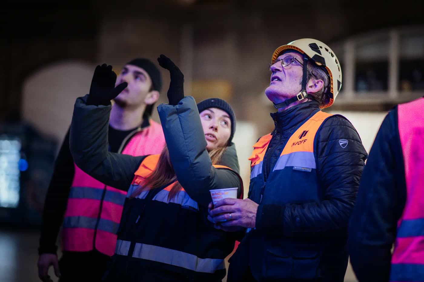 Crew on site